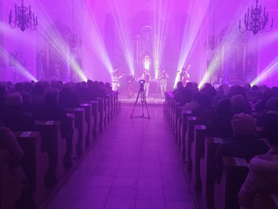 Alt="Zdjęcie przedstawia Koncert Kolęd 2023 w Kościele w Zborowskim."