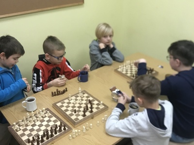 Alt="Szkolny Turniej na Mistrza Szach Mat 2023 w Szkole Podstawowej w Zborowskim."