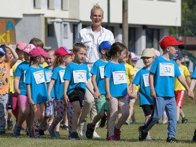 Alt="Zdjęcie przedstawia zawody przedszkolaków „SPRINTEM DO MARATONU”. Foto: R.Gruca"