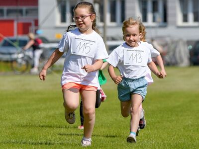 Alt="Zdjęcie przedstawia zawody przedszkolaków „SPRINTEM DO MARATONU”. Foto: R.Gruca"
