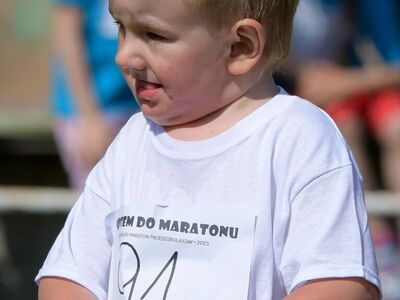 Alt="Zdjęcie przedstawia zawody przedszkolaków „SPRINTEM DO MARATONU”. Foto: R.Gruca"