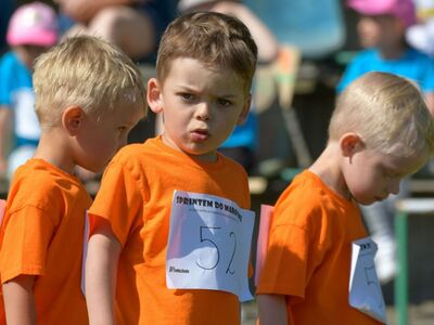 Alt="Zdjęcie przedstawia zawody przedszkolaków „SPRINTEM DO MARATONU”. Foto: R.Gruca"
