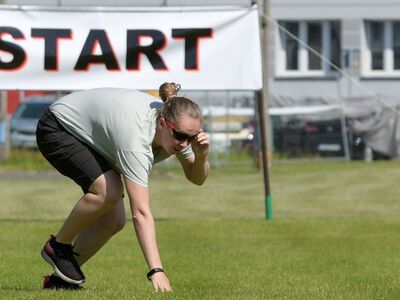 Alt="Zdjęcie przedstawia zawody przedszkolaków „SPRINTEM DO MARATONU”. Foto: R.Gruca"