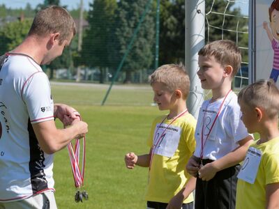 Alt="Zdjęcie przedstawia zawody przedszkolaków „SPRINTEM DO MARATONU”. Foto: R.Gruca"