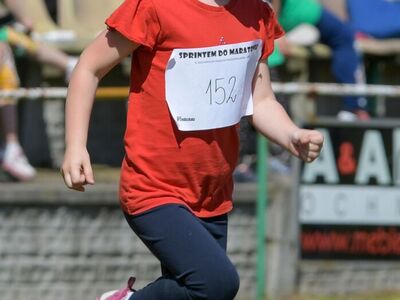 Alt="Zdjęcie przedstawia zawody przedszkolaków „SPRINTEM DO MARATONU”. Foto: R.Gruca"