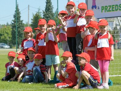 Alt="Zdjęcie przedstawia zawody przedszkolaków „SPRINTEM DO MARATONU”. Foto: R.Gruca"