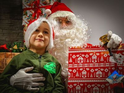 Alt="Zdjęcie przedstawia obchody Mikołajek w Ciasnej. Zdjęcie: Radosław Gruca."