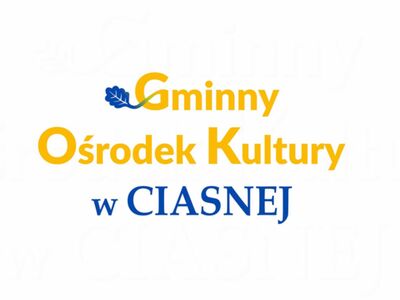 Alt="Logo Gminnego Ośrodka Kultury w Ciasnej."