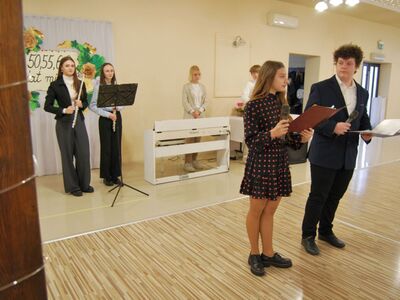 Alt="Zdjęcie przedstawia obchody Jubileuszy 50-, 55-, 60- i 65-lecia Pożycia Małżeńskiego w 2023 roku w Ciasnej."