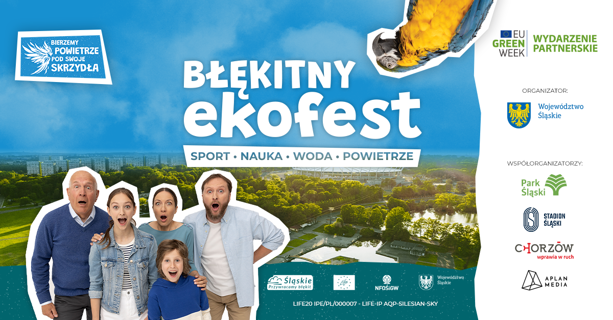 Piknik rodzinny "Błękitny ekoFest" w Parku Śląskim w Chorzowie