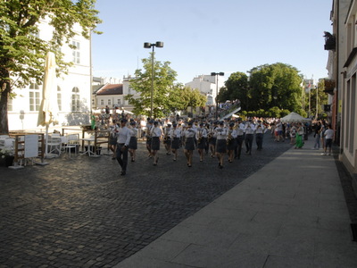 Alt="Zdjęcie przedstawia Gminną Orkiestrę Dętą w Ciasnej podczas Konkursu Orkiestr Dętych w Radomiu."