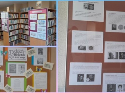 Alt="Zdjęcie przedstawia zajęcia podczas Tygodnia Bibliotek zorganizowane w Gminnej Bibliotece Publicznej w Ciasnej oraz jej filiach."
