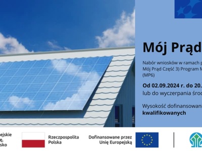 Narodowy Fundusz Ochrony Środowiska i Gospodarki Wodnej rozpoczął nabór wniosków w programie Mój Prąd 6.0.