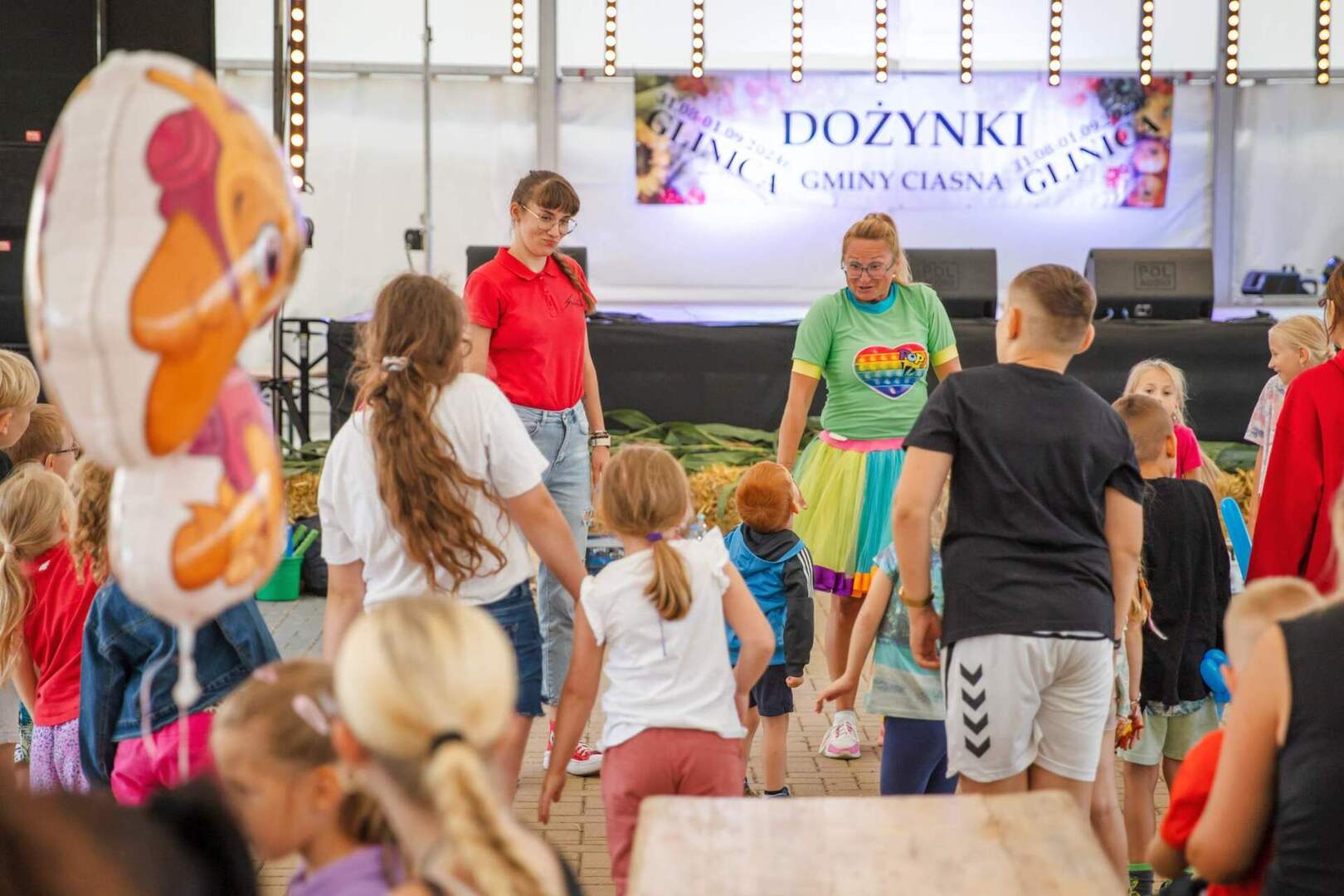 Alt=”Zdjęcie przedstawia obchody Dożynek Gminy Ciasna w Glinicy w dniach 31 sierpnia 2024 roku.”