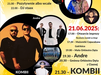 Alt="Plakat na Dni Gminy Ciasna 20-21.06.2025r."