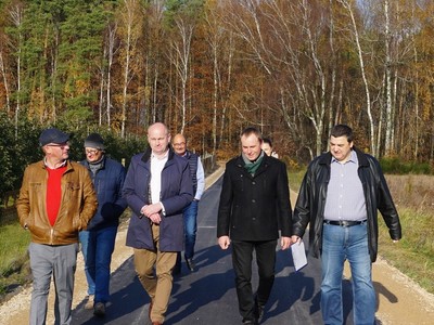 Odbiór techniczny drogi gminnej w miejscowości Wilczoruda - Parcela