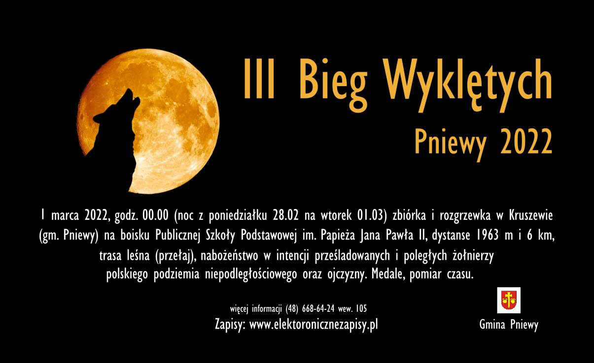 wilk na tle księżyca