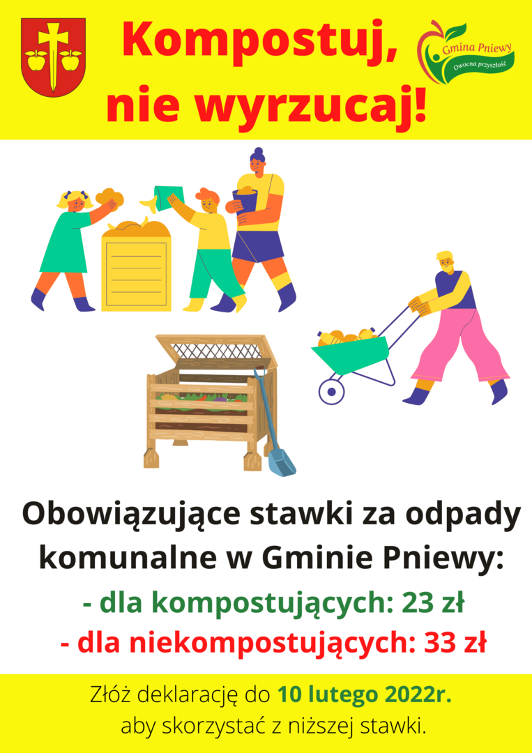 Informacja na temat kompostowania.