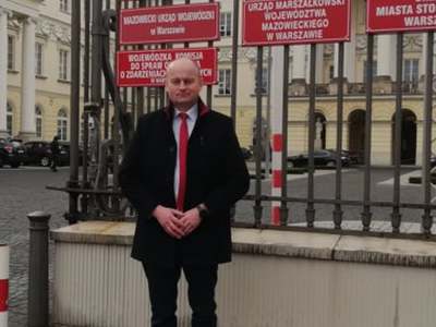 Wójt Gminy Pniewy Ireneusz Szymczak.