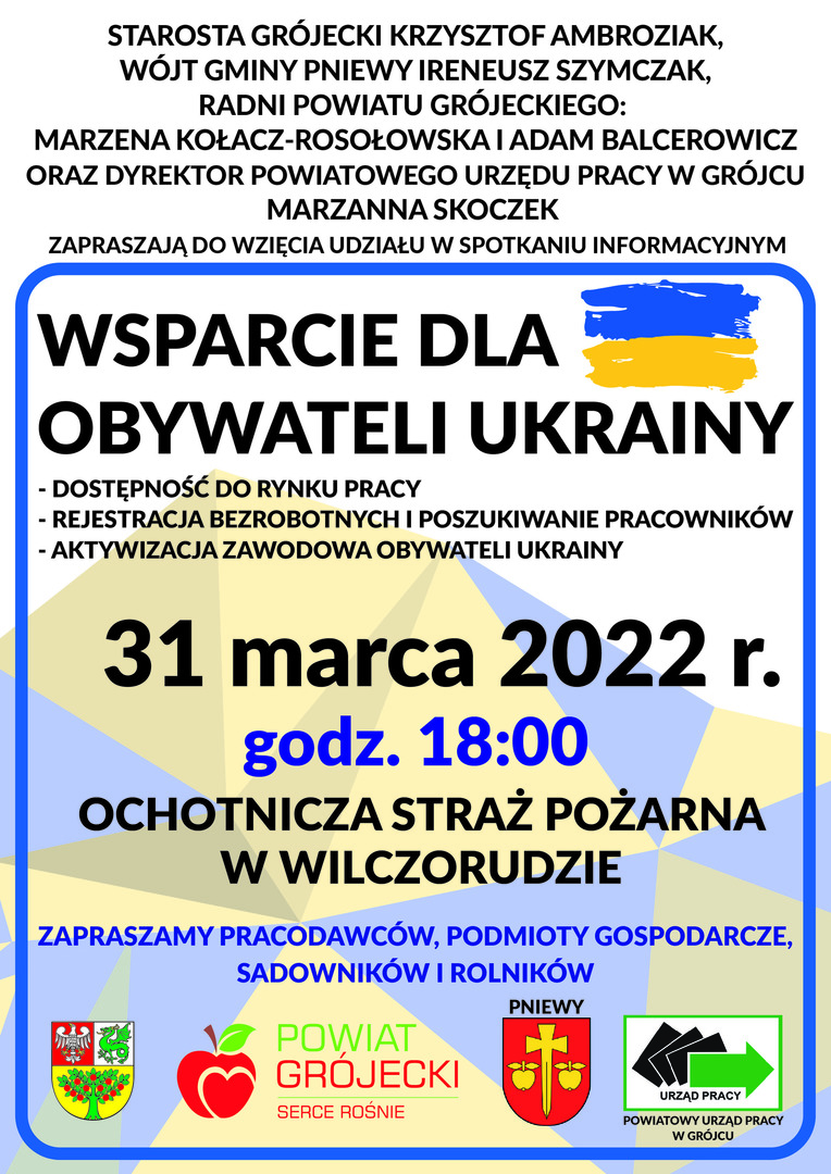 Plakat informacyjny.