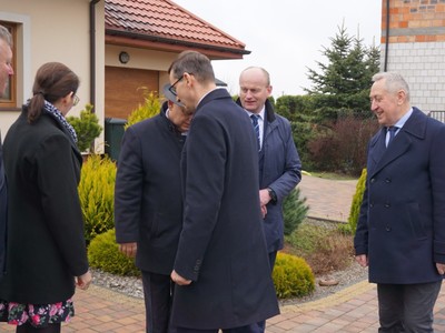 Konferencja Premiera Mateusza Morawieckiego w Załężu Dużym