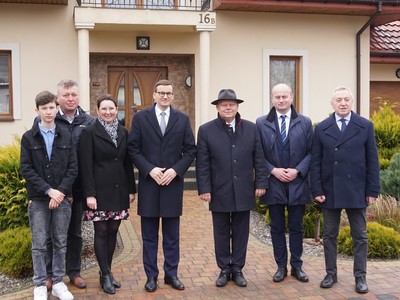 Konferencja Premiera Mateusza Morawieckiego w Załężu Dużym