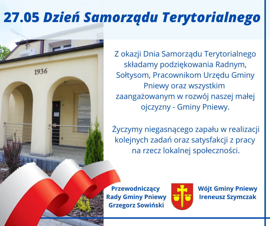 27 maja - Dzień Samorządu Terytorialnego