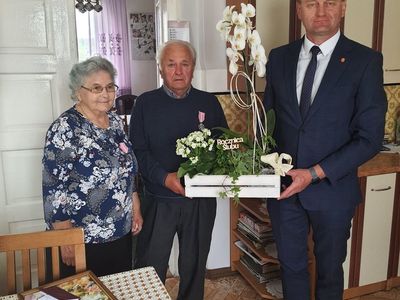 Państwo Leokadia i Czesław Marczak