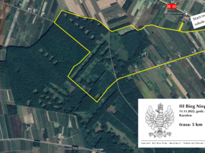 Mapa biegu na 5 km
