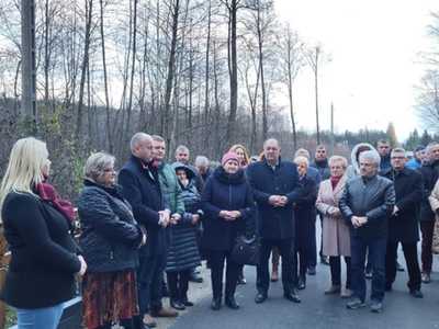 Otwarcie drogi w Przykorach.