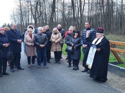 Otwarcie drogi w Przykorach.