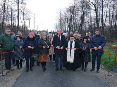 Otwarcie drogi w Przykorach.