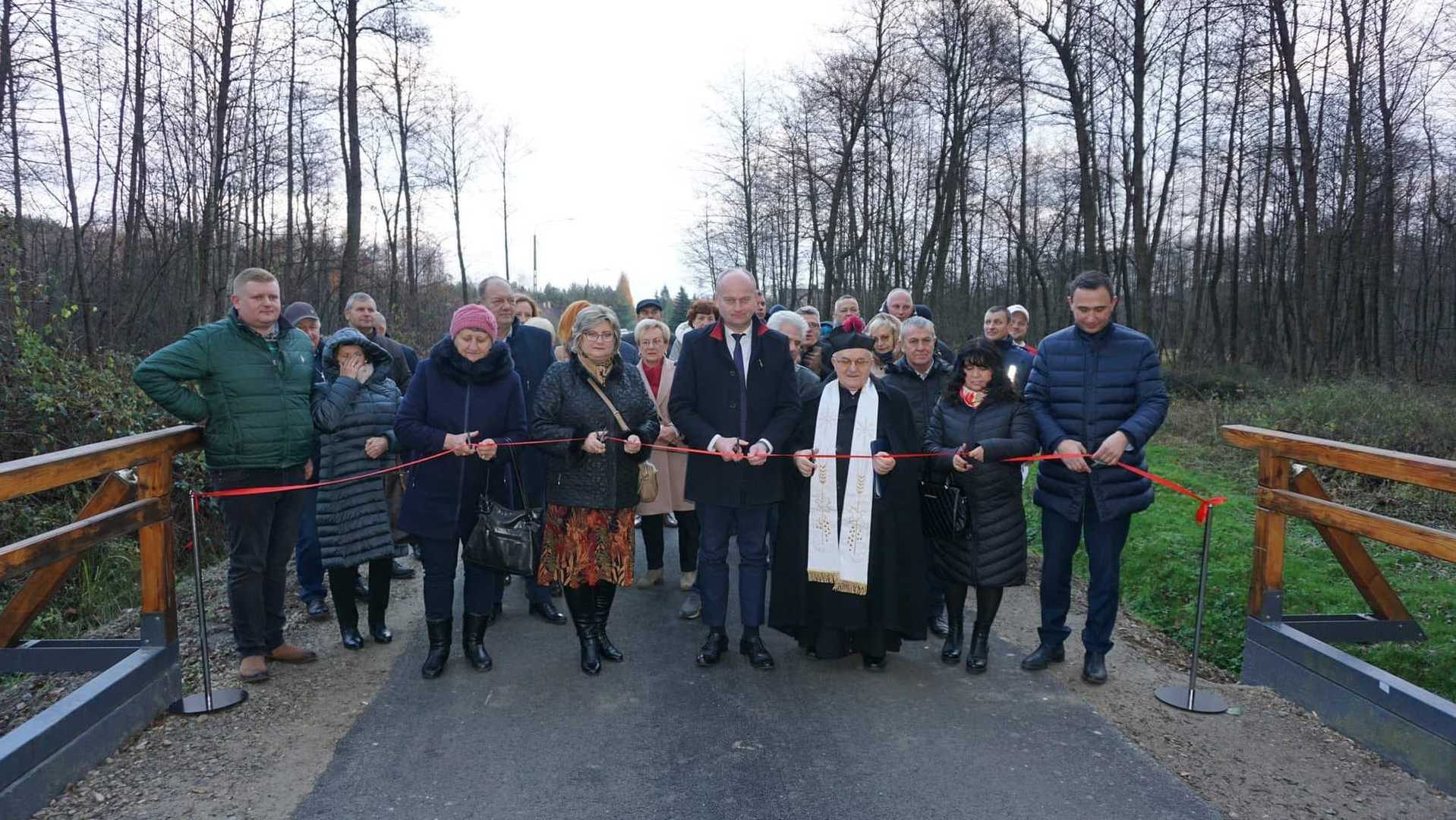 Otwarcie drogi w Przykorach.