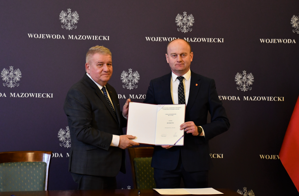 Podpisanie umowy o dofinansowanie przewozów autobusowych.