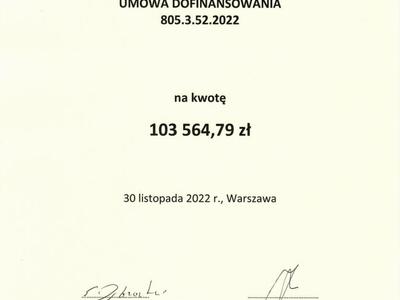 Podpisanie umowy o dofinansowanie przewozów autobusowych.