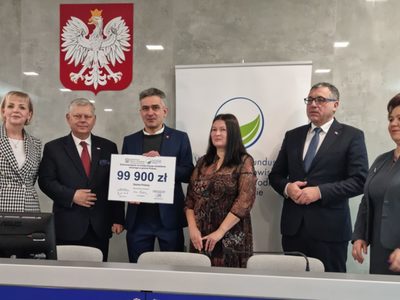 Dotacja na modernizację oświetlenia. Zdjęcie: Wojewódzki Fundusz Ochrony Środowiska i Gospodarki Wodnej w Warszawie.