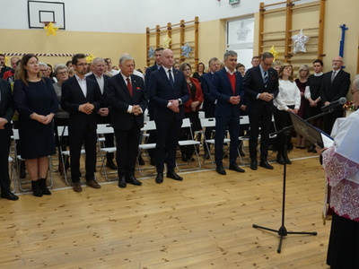 Otwarcie szkoły w Ciechlinie 16.12.2022r.