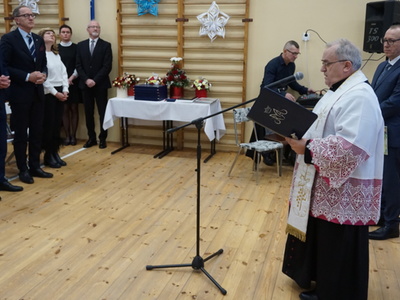 Otwarcie szkoły w Ciechlinie 16.12.2022r.
