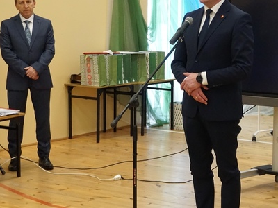 Otwarcie szkoły w Ciechlinie 16.12.2022r.