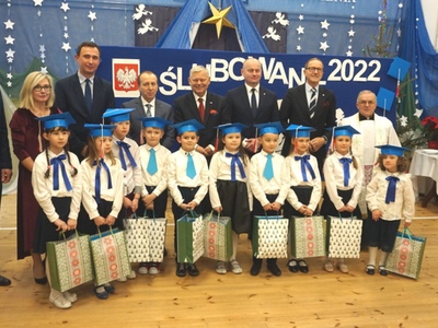 Otwarcie szkoły w Ciechlinie 16.12.2022r.