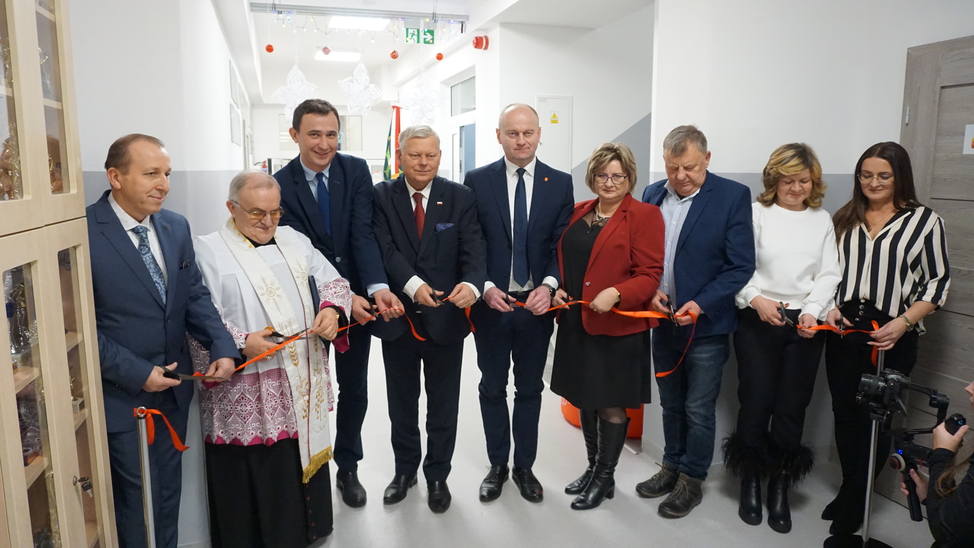 Otwarcie szkoły w Ciechlinie 16.12.2022r.