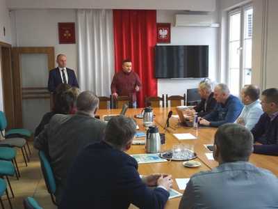 Podziękowanie za pracę asp. Tomczaka