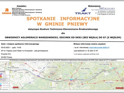 Zaproszenie na spotkanie informacyjne