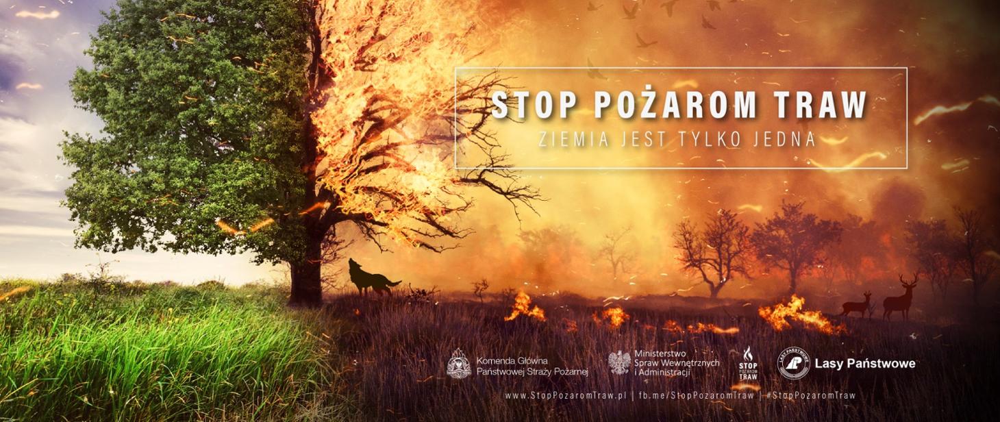 Nie wypalajmy traw plakat