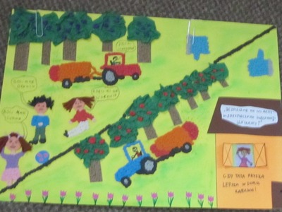 I miejsce -  Zofia Wacyk- klasa I - PSP Ciechlin