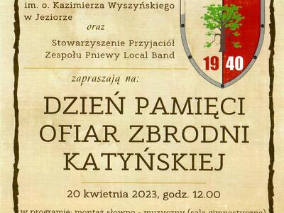 Dzień Pamięci Ofiar Zbrodni Katyńskiej