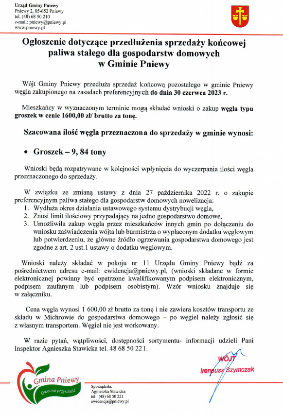 ogłoszenie