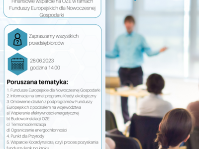 Zaproszenie na webinar