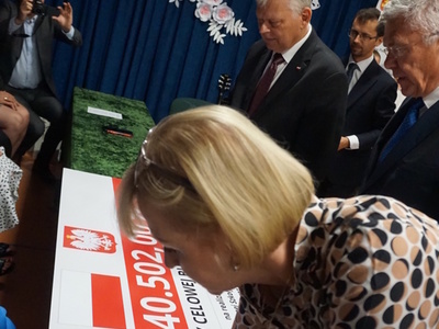Rozpoczęcie roku szkolnego w Jeziorze.