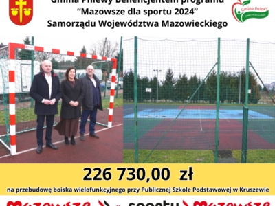 Informacja o dofinansowaniu.